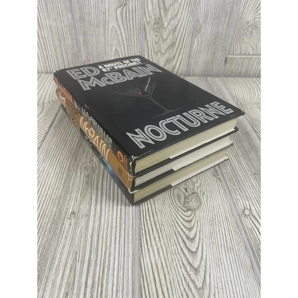 Ed McBain Lot of 2 Hardcover DC 87th Precinct The Big Bad City Hark! Nocturne